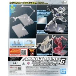 Action Base 6 - Clear - Color Mirror Stickers Set - HG-1/144