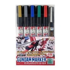 Gundam Marker - Metallic Marker Set - GMS-121
