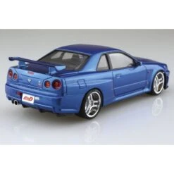 Maquette - Kozo Hoshino BNR34 Skyline GT-R - Initial D -Gamespirit Magasin maquette kozo hoshino bnr34 skyline gt r initial d 2