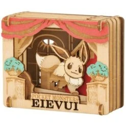 Théâtre De Papier - Evoli - Wood Style - Pokémon