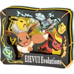 Théâtre De Papier - Evoli Et Ses Evolitions - Pokémon