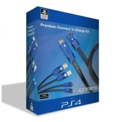 Premium Connect N' Charge Kit - Playstation 4 (4Gamers)