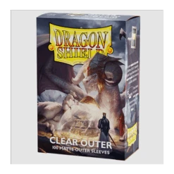 Protèges Cartes - Dragon Shield Clear Outer Matte - Format Standard (x100)